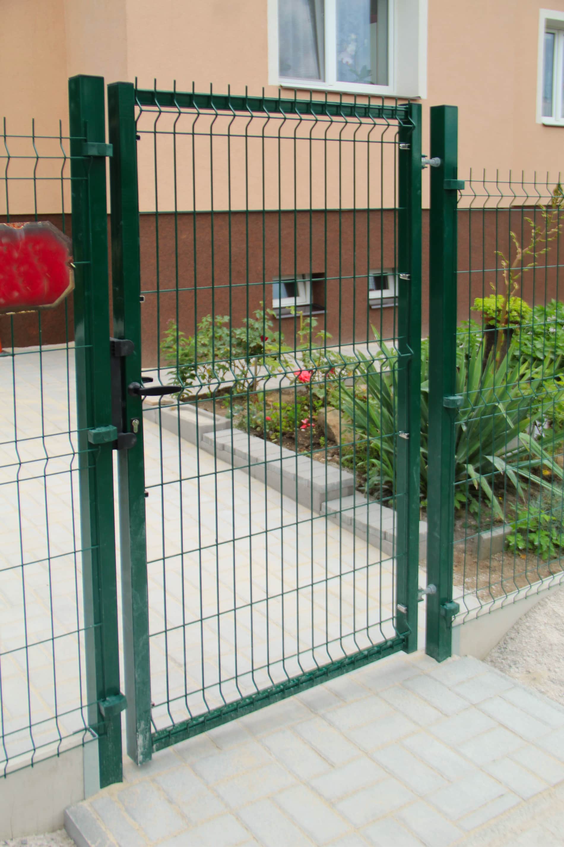 branka 3D zelená plotový panel zelený